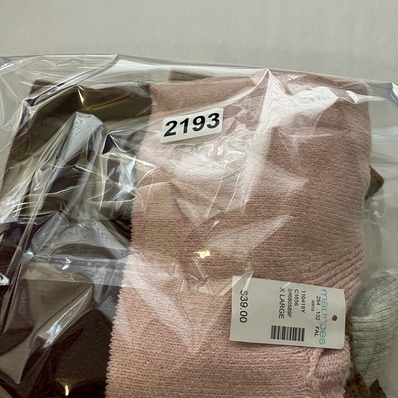 NWT Maurices Sweater Sz‎ XL Multicolor V Neck Long Sleeves Casual tunic - Picture 8 of 8